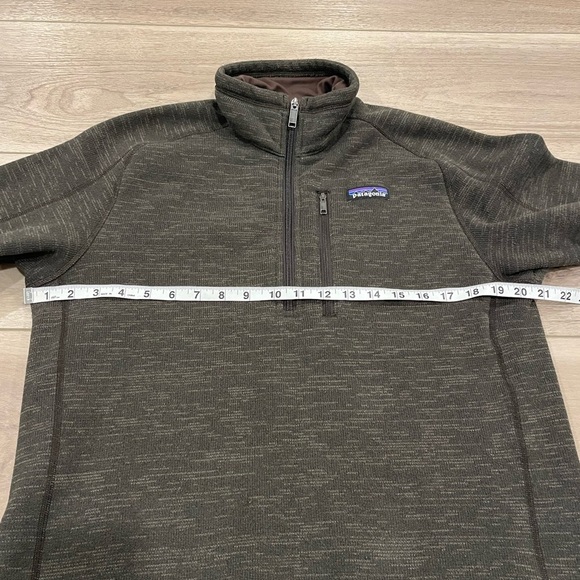 Patagonia Better Sweater Mens Small Dark Walnut Quarter Zip Fleece Hiking 25522 - Picture 4 of 7